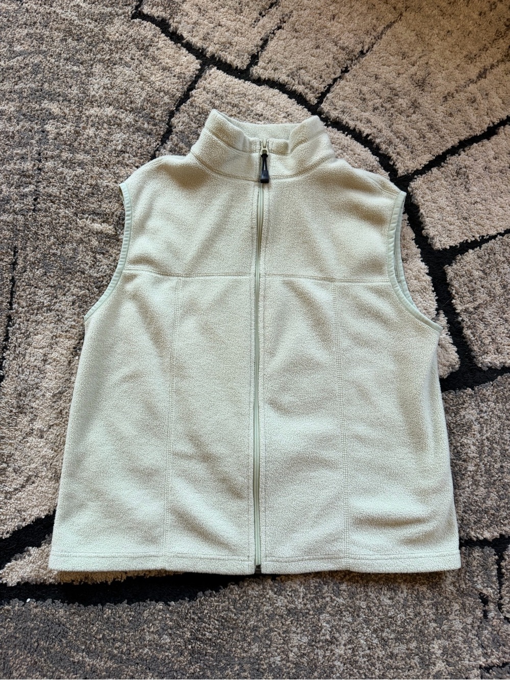 Women's Mint Fleece Zip-Up Vest